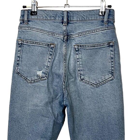 Reformation High & Skinny Miami Destroyed Jeans Women’s Size 25 Cropped - Picture 3 of 11